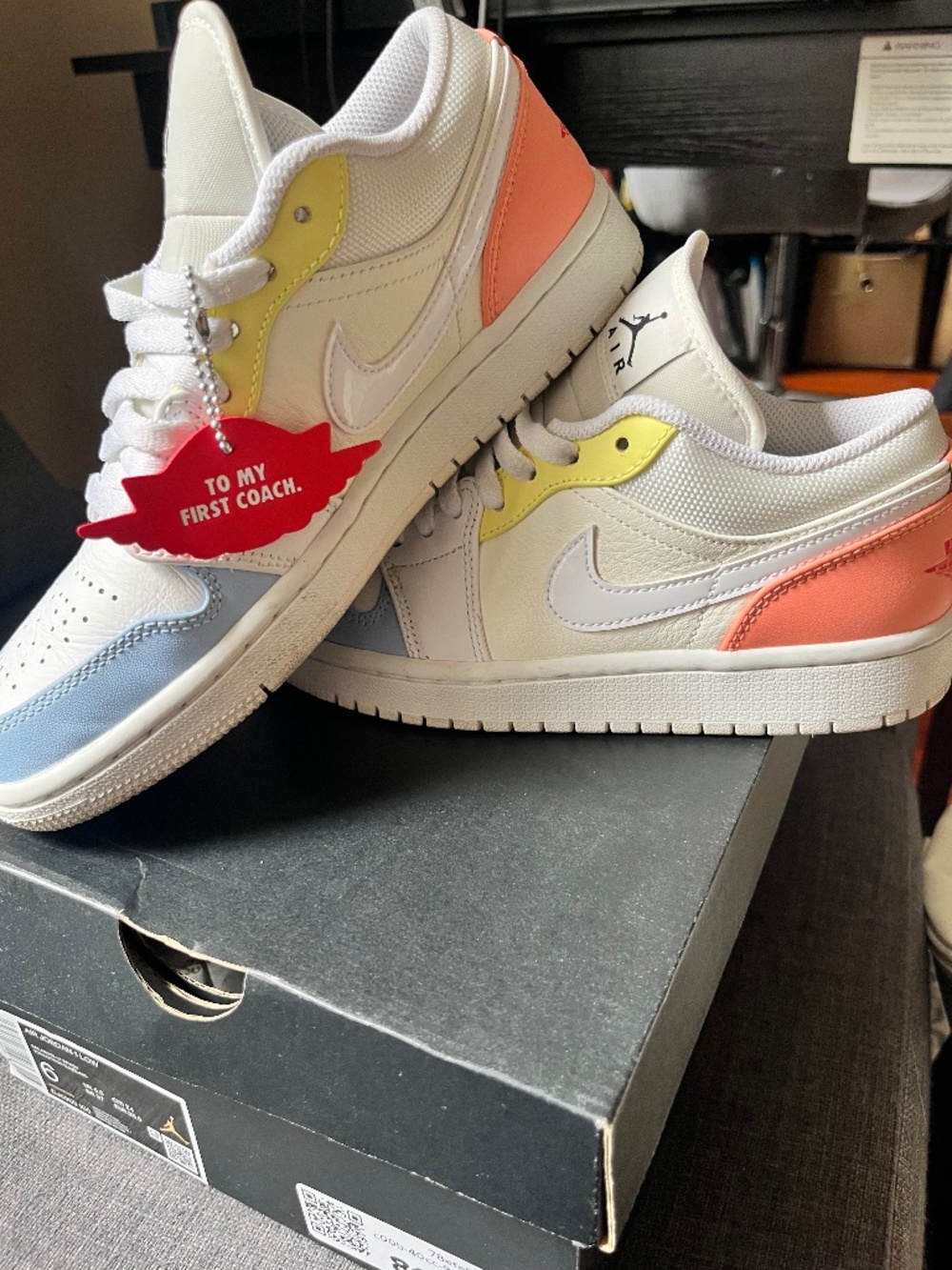 Jordan 1 Low “To My First Coach”
